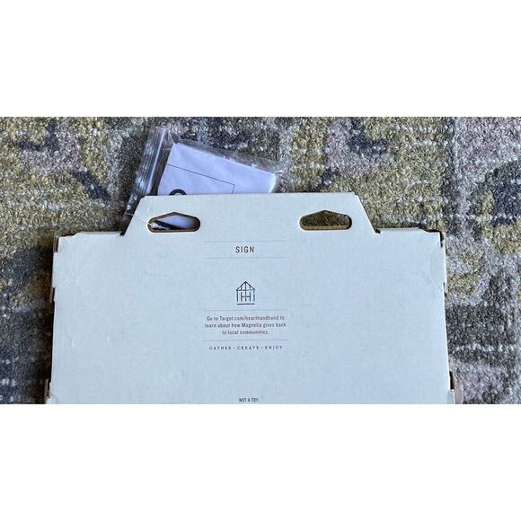 Hearth & Hand With Magnolia Love Sign Wall Decor.. 5” X 10” .. New - Picture 3 of 4